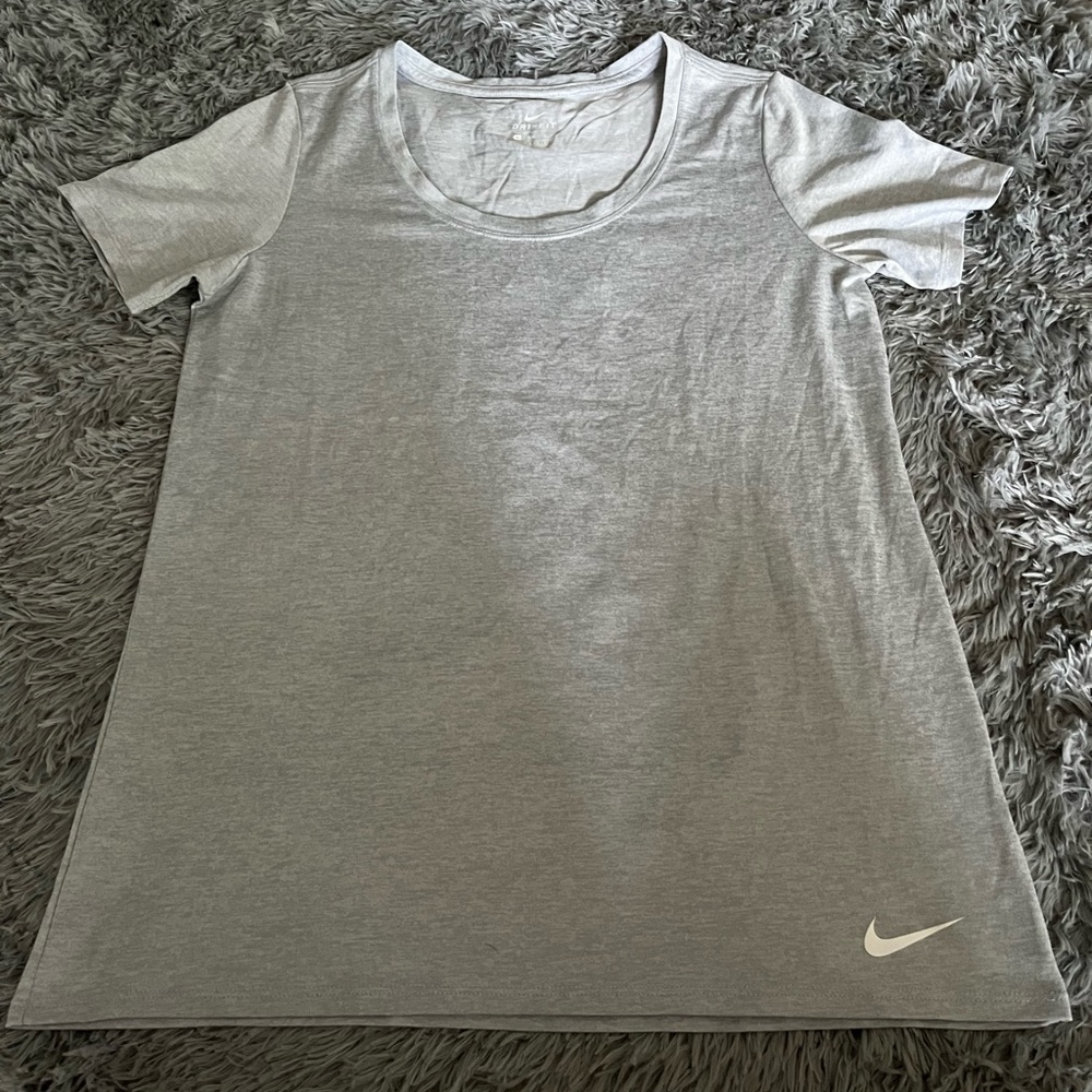 Gray Nike Dri Fit Shirt